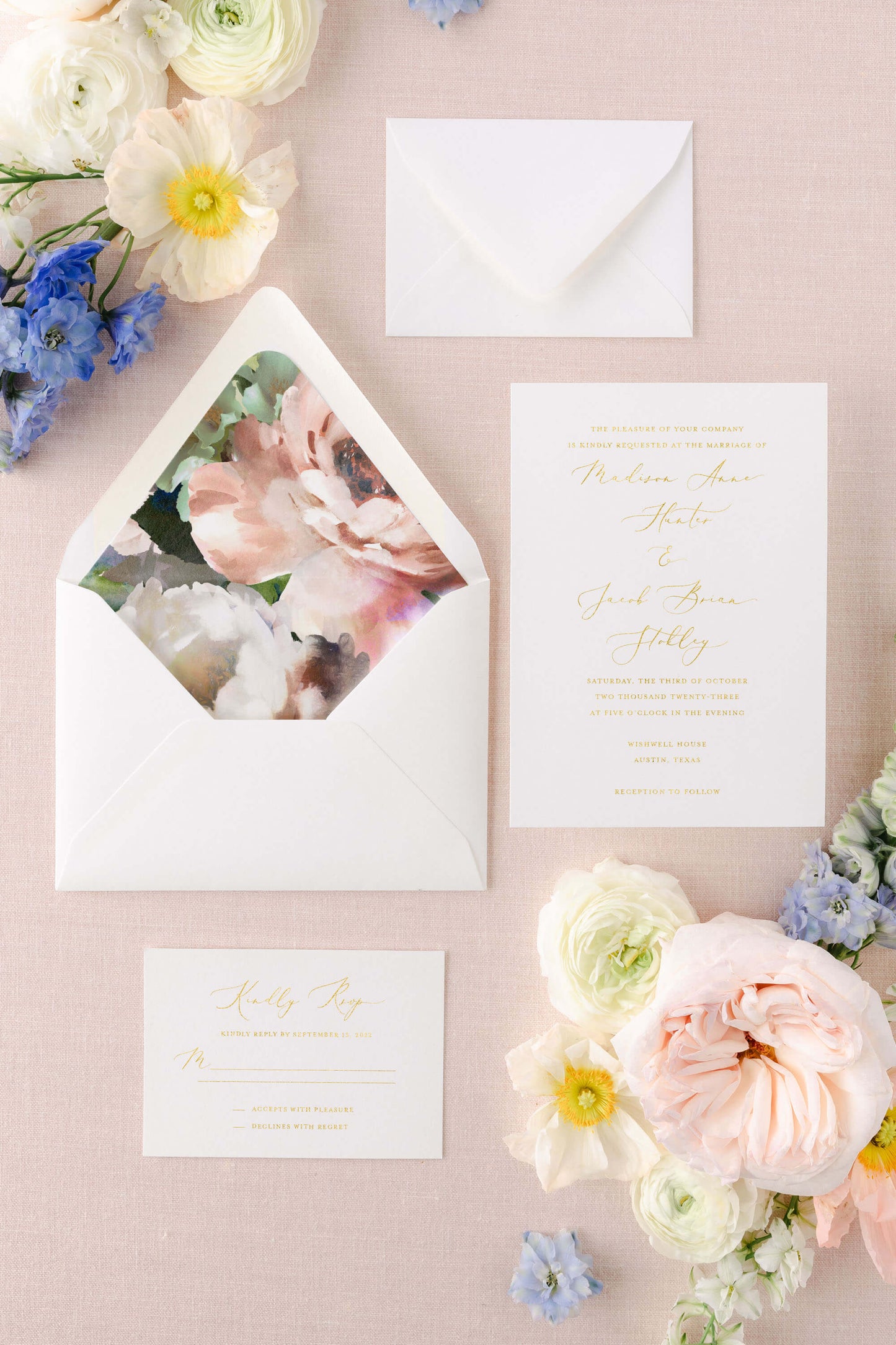 Foil Wedding Invitations | The Madison