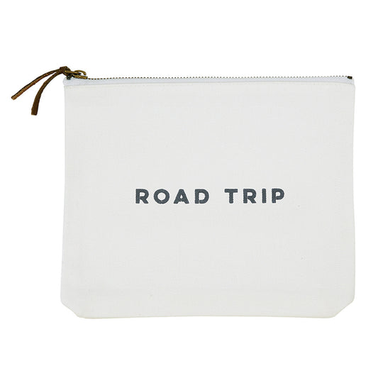 Face to Face Canvas Zip Pouch - Road Trip
