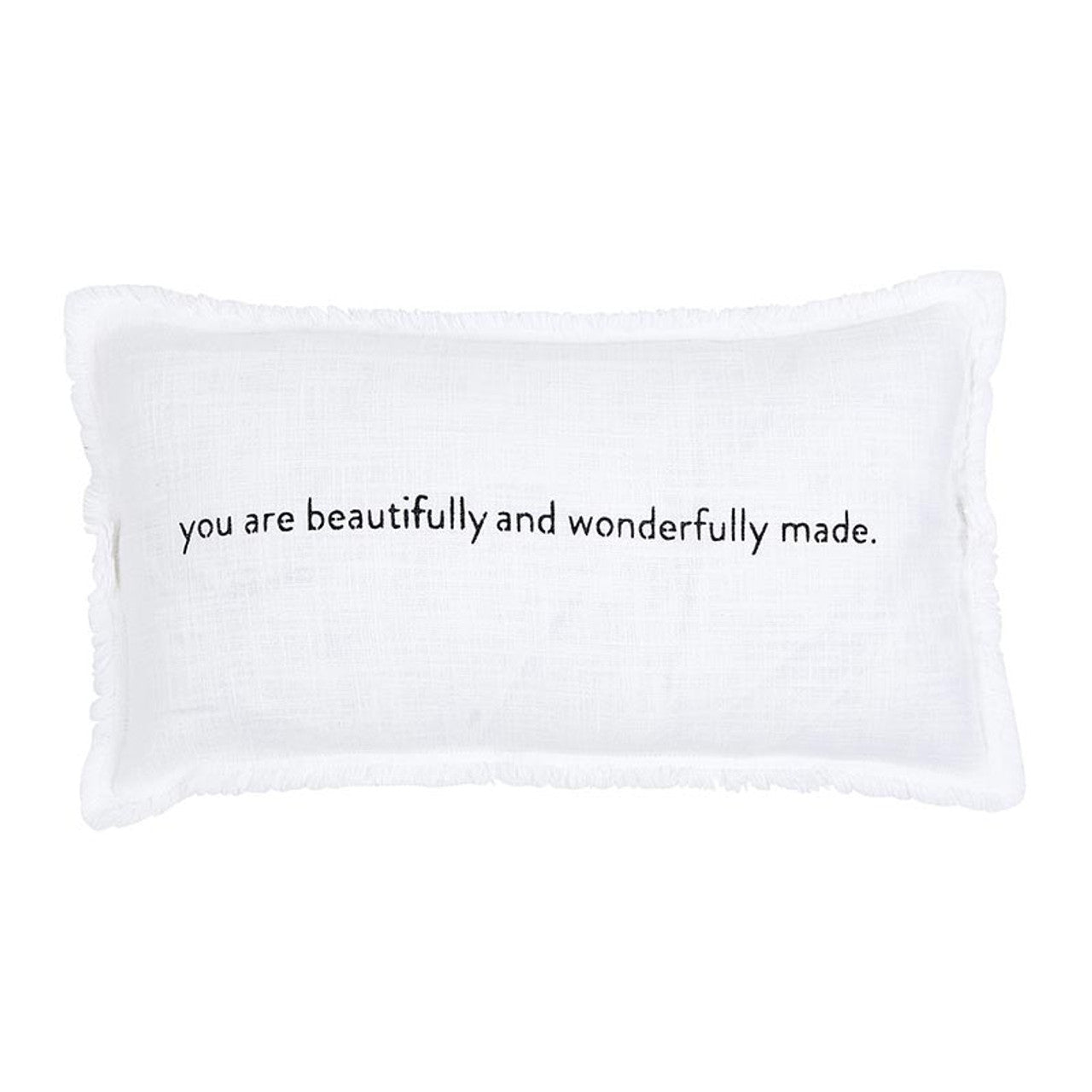 Face To Face Rectangle Sofa Pillow - You Are Beautifully And Wonderfully Made