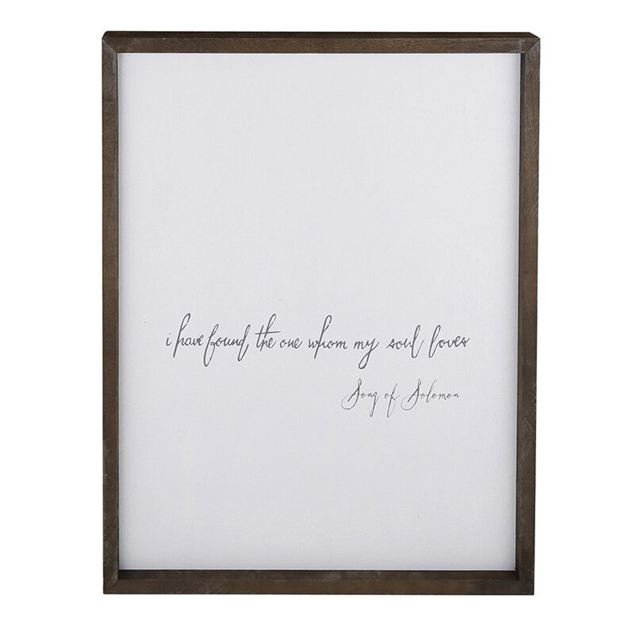 Face to Face Cadet Word Board - I Have Found The One My Soul Loves
