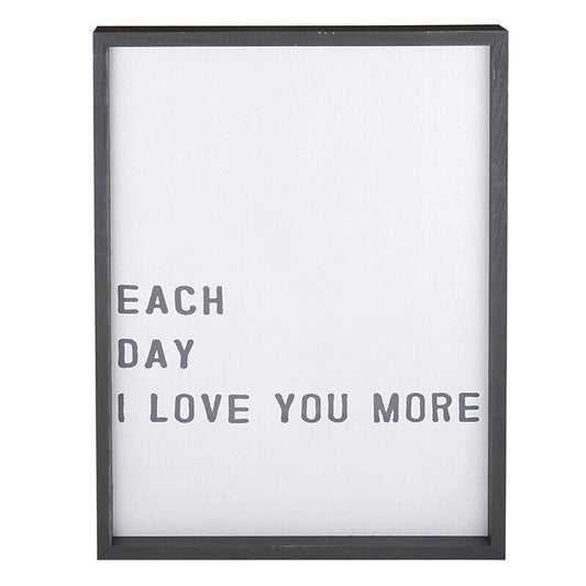 Face to Face Cadet Word Board - Each day I Love You More