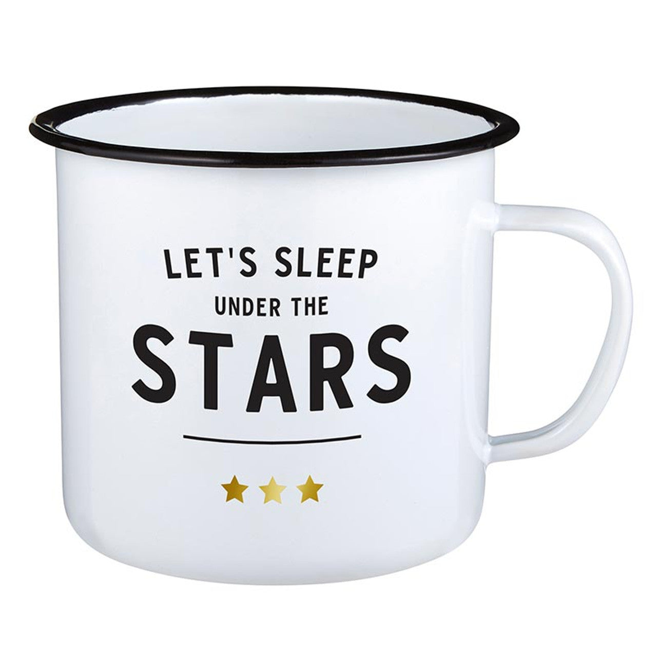 Enamel Mug - Let's Sleep Under the Stars