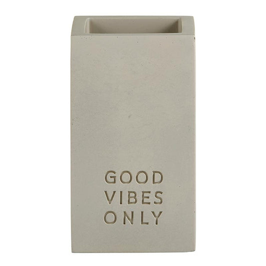 Cement Pen Holder - Good Vibes Only