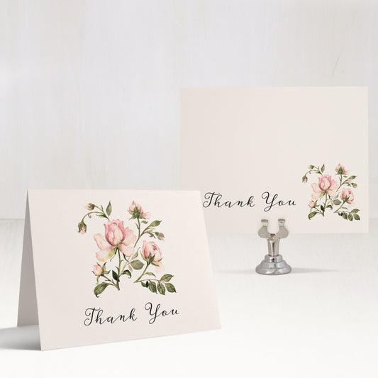 Garden Roses Thank You Cards
