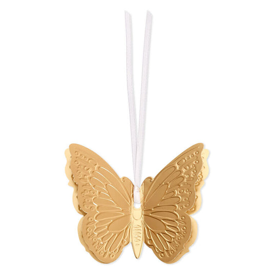 Gold Foil Butterfly Large Gift Trim