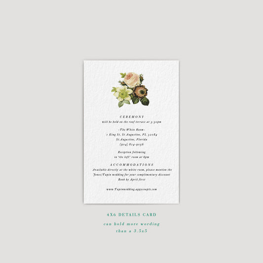 Botanical Enclosure Card | Grace