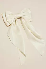 Satin Bow Barrette