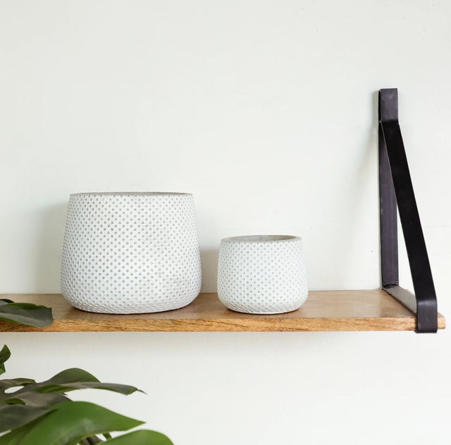 Cement Dot Planter, Large