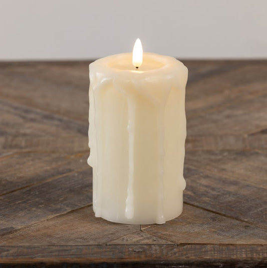 5" Cream Pool 3D Timer Candle