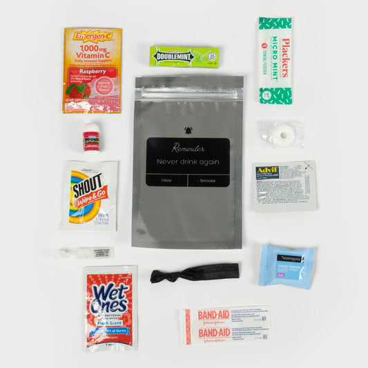 Funny Hangover Recovery Kit - Snooze, Don't Drink Again