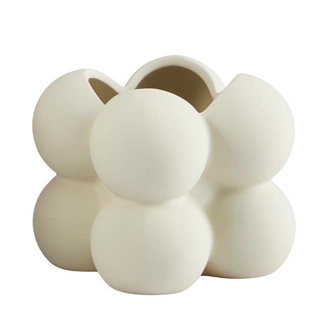 Matte Seafoam Bubble Planter