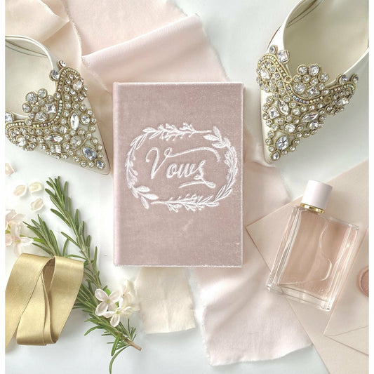 Silk Velvet Petite Vow Book