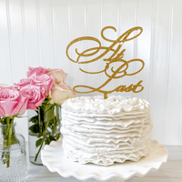 At Last Wedding Cake Topper