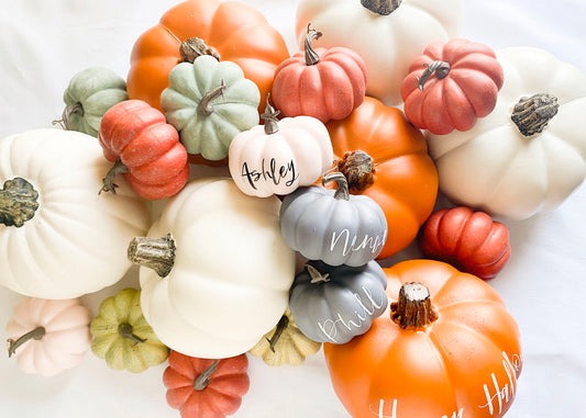 Personalized Pumpkins