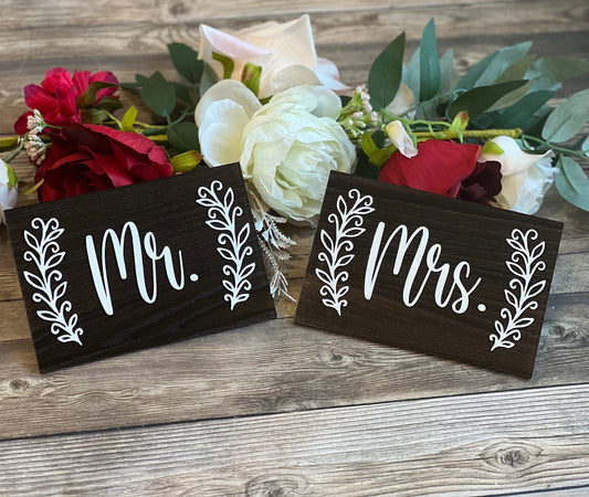 Mr. & Mrs. Wedding Acryli...