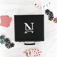 Custom Engraved Poker Set