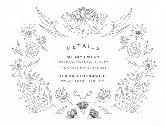 Australian Native Colour In Information Card by Tameka W.