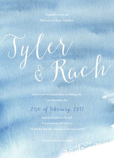 Beach Wedding Invitations by Amelia S.