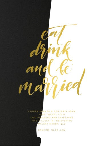 Become One Wedding Invitations by Inggrid H.