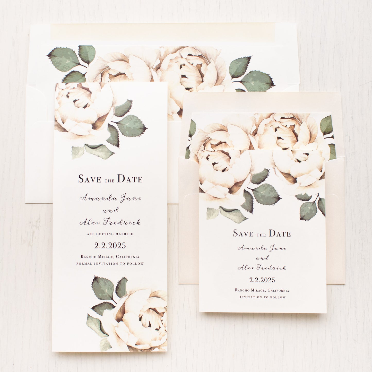 Ivory Script Save The Dates
