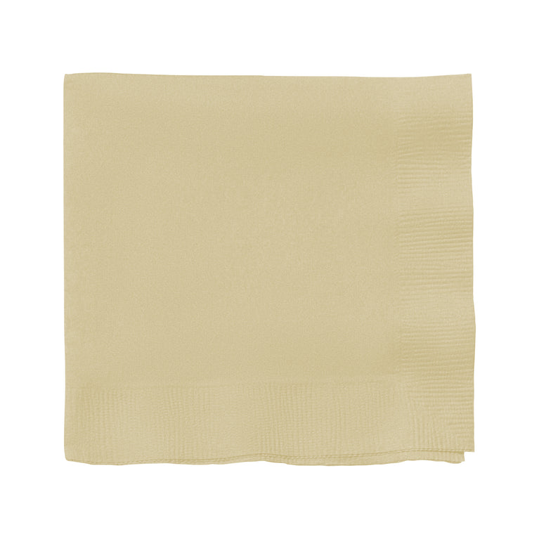 Ivory Paper Beverage/Cocktail Napkins