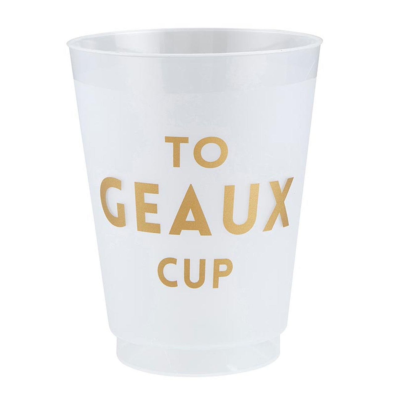 Frost Cups - To Geaux Cups - Set of 8