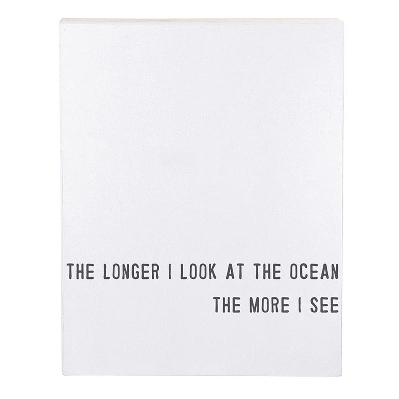 Face to Face Cadet Case Word Board - The Longer I Look At The Ocean