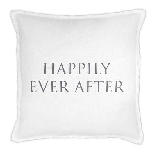 Face to Face Euro Pillow - Happily Ever After