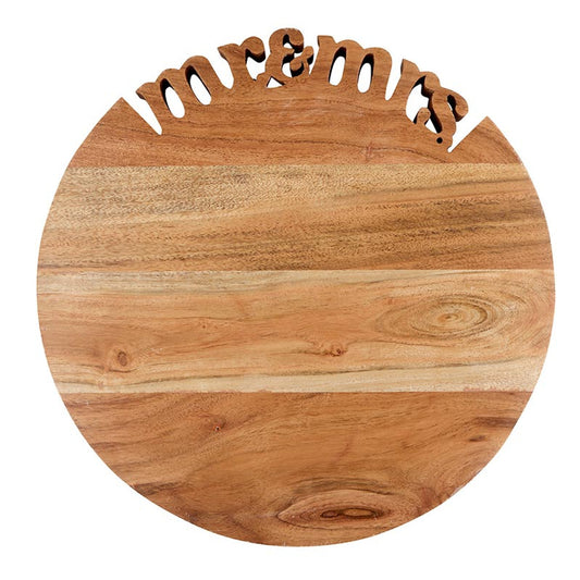 Face to Face Cutting Board - Mr & Mrs