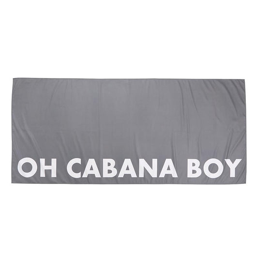 Face to Face Beach Towel - Quick Dry Oversized Beach Towel - Oh Cabana Boy