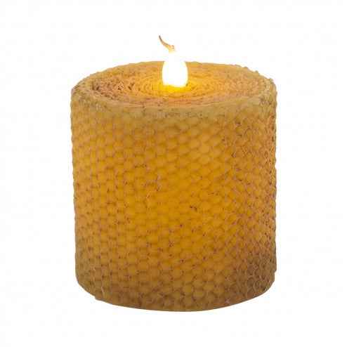 3" Honeycomb LED Candle