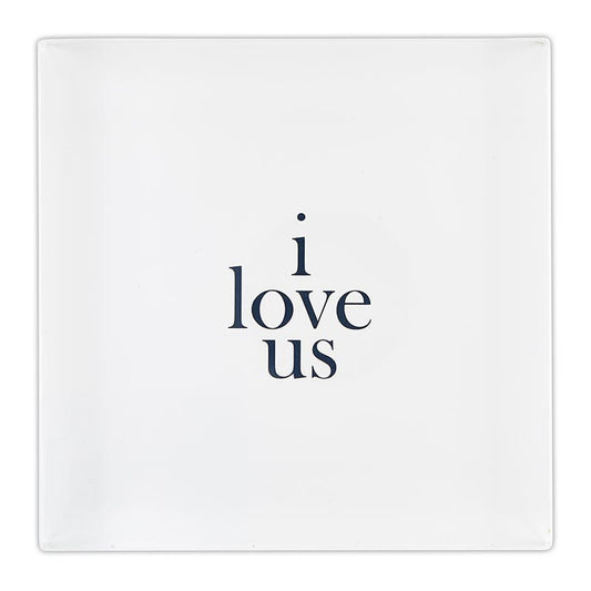 Face to Face Large Lucite Block - I Love Us