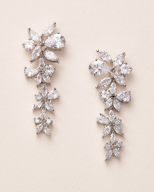Delilah CZ Drop Earrings