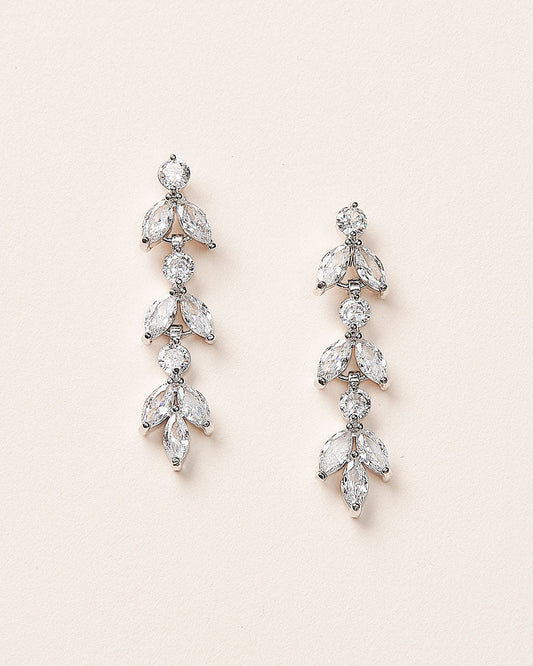 Sydney Floral CZ Earrings