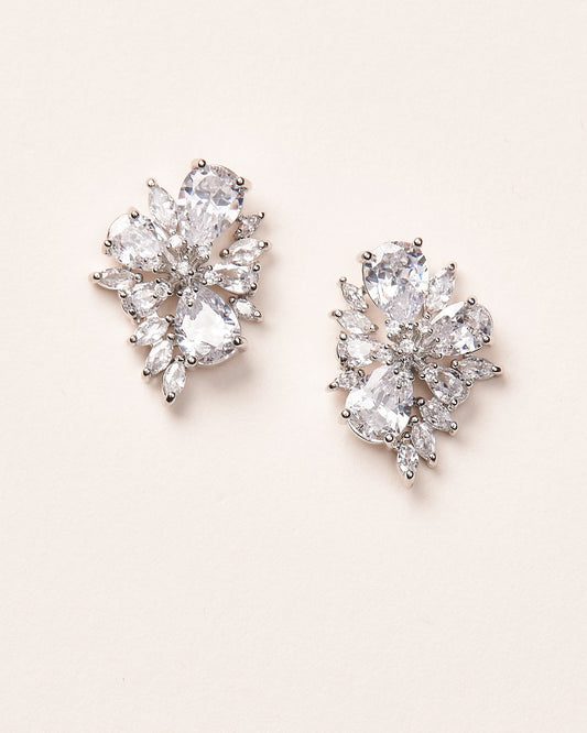Ellen CZ Cluster Studs