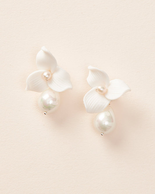Blossom Pearl Drop Earrings