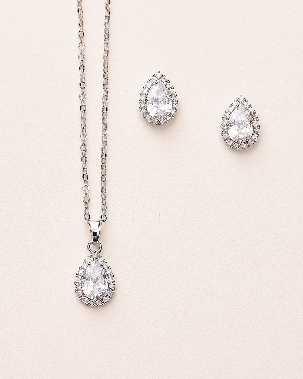 Emma CZ Bridesmaid Jewelry Set