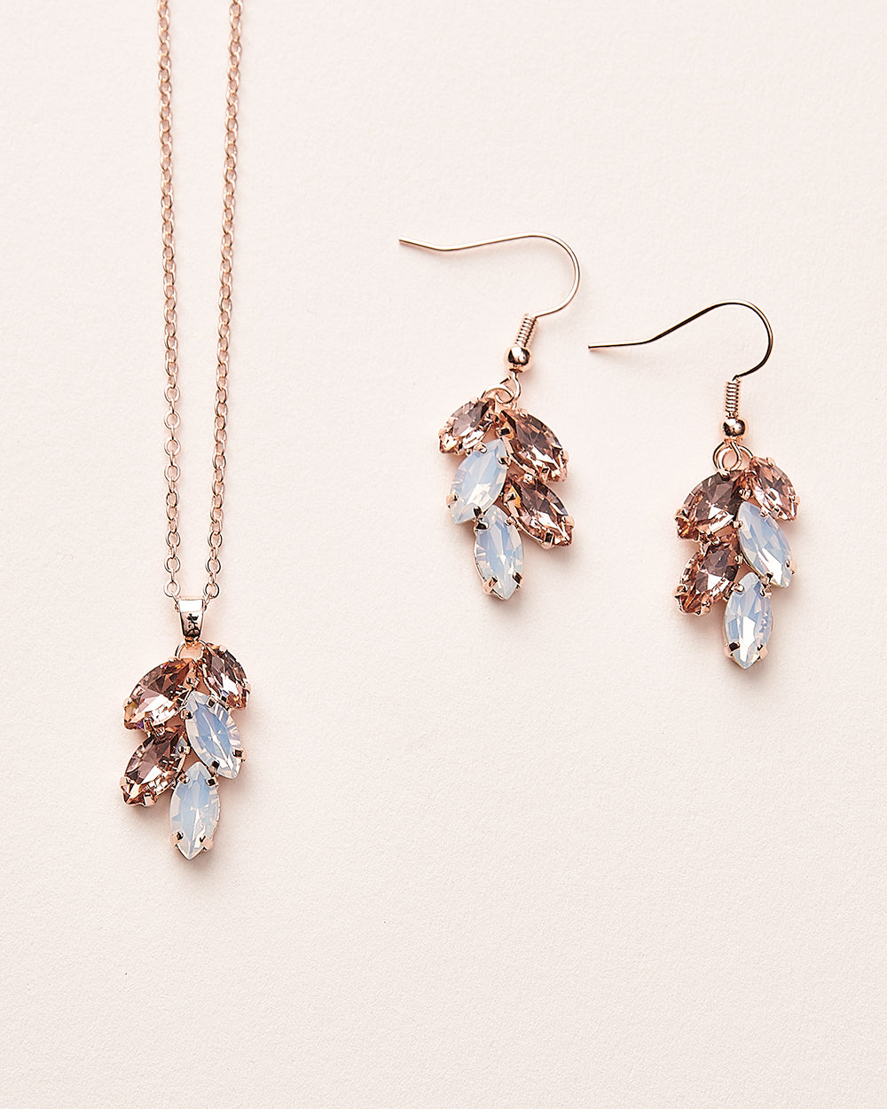 Dani Bridesmaid Jewelry Set - Rose Gold