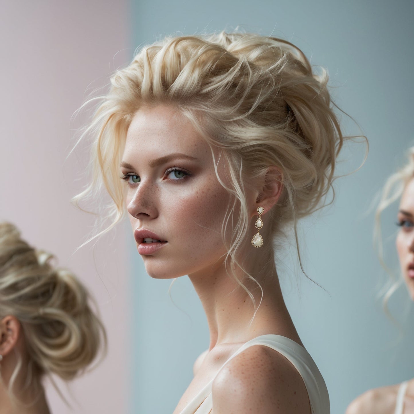 Jasmine Mother Of Pearl Drop Earrings