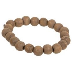 Wood Bead Candle Ring