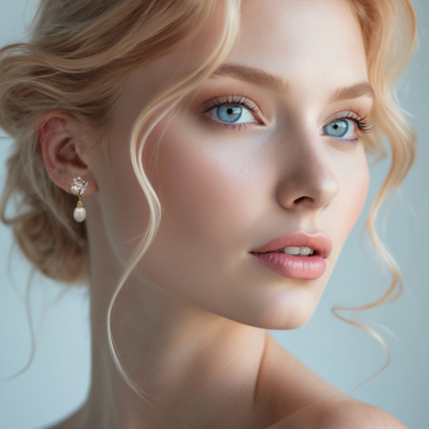 Kelani Pearl Drop Earrings