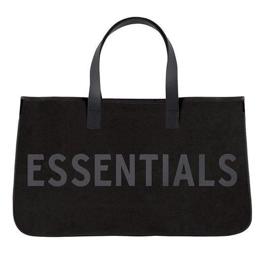 Black Canvas Tote - Essentials