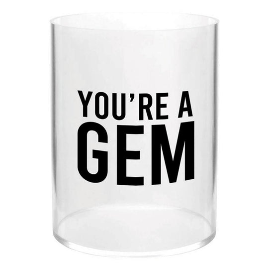 Acrylic Pen Holder - You're a Gem