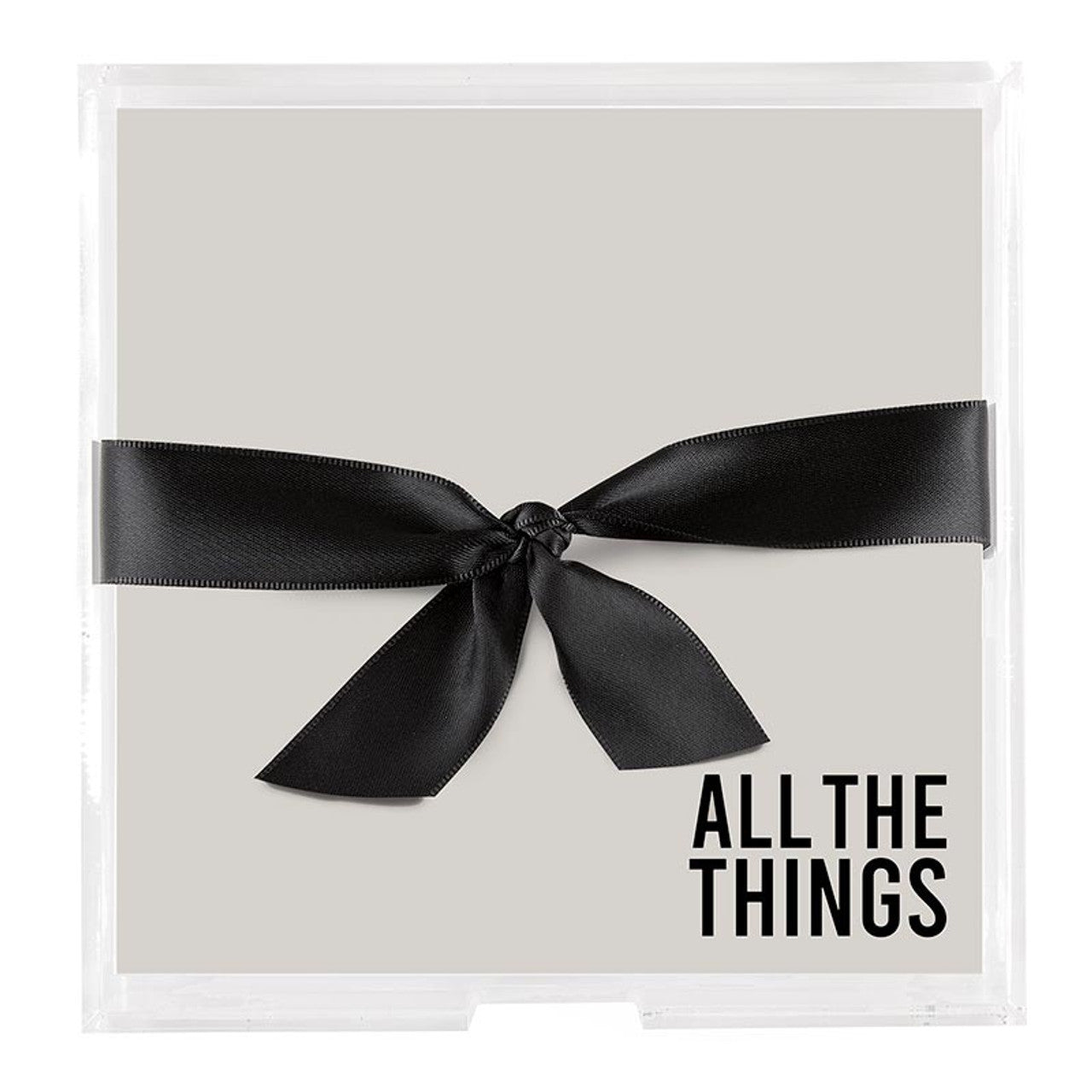 Square Notepaper with Acrylic Tray - All the Things