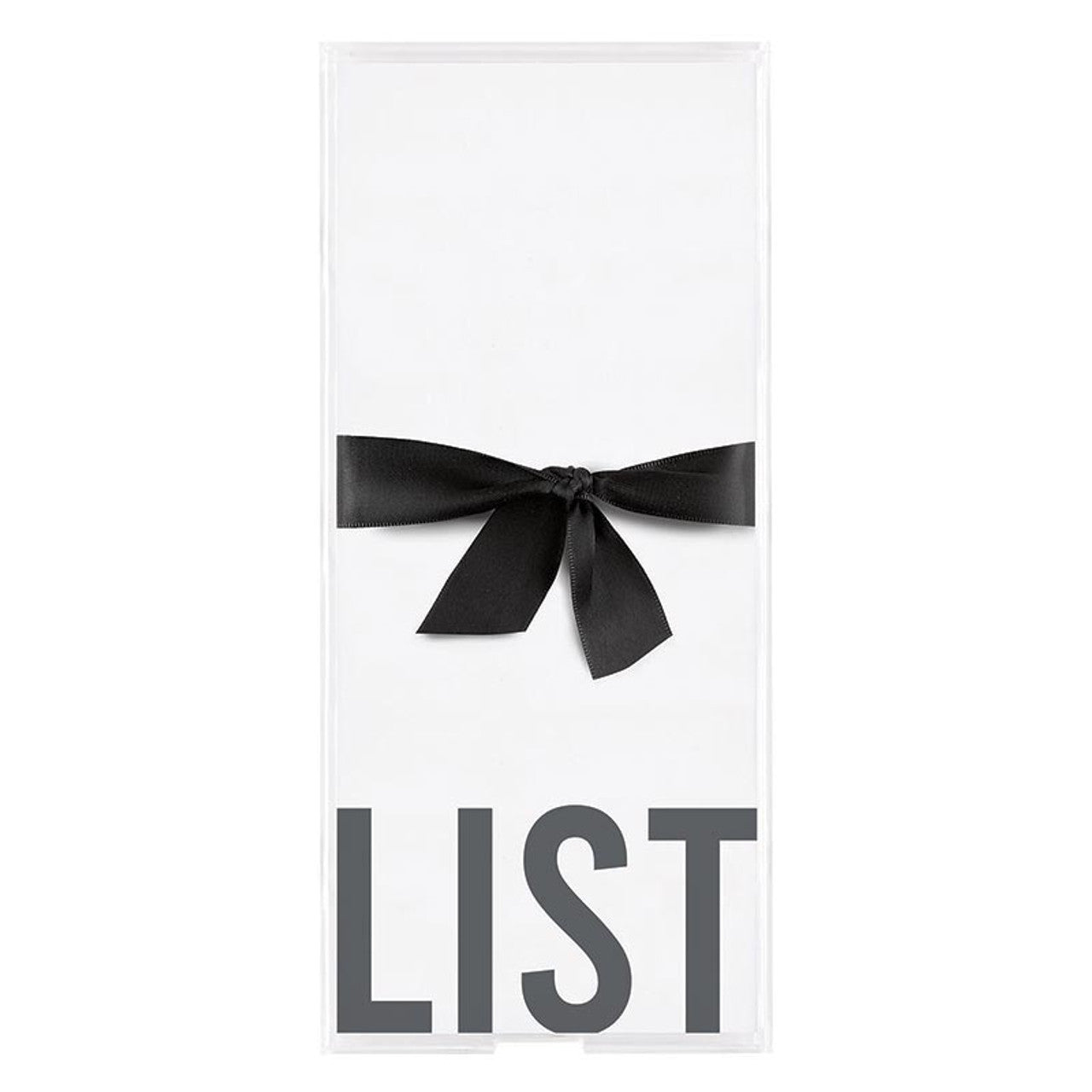 Rectangle Notepaper with Acrylic Tray - List