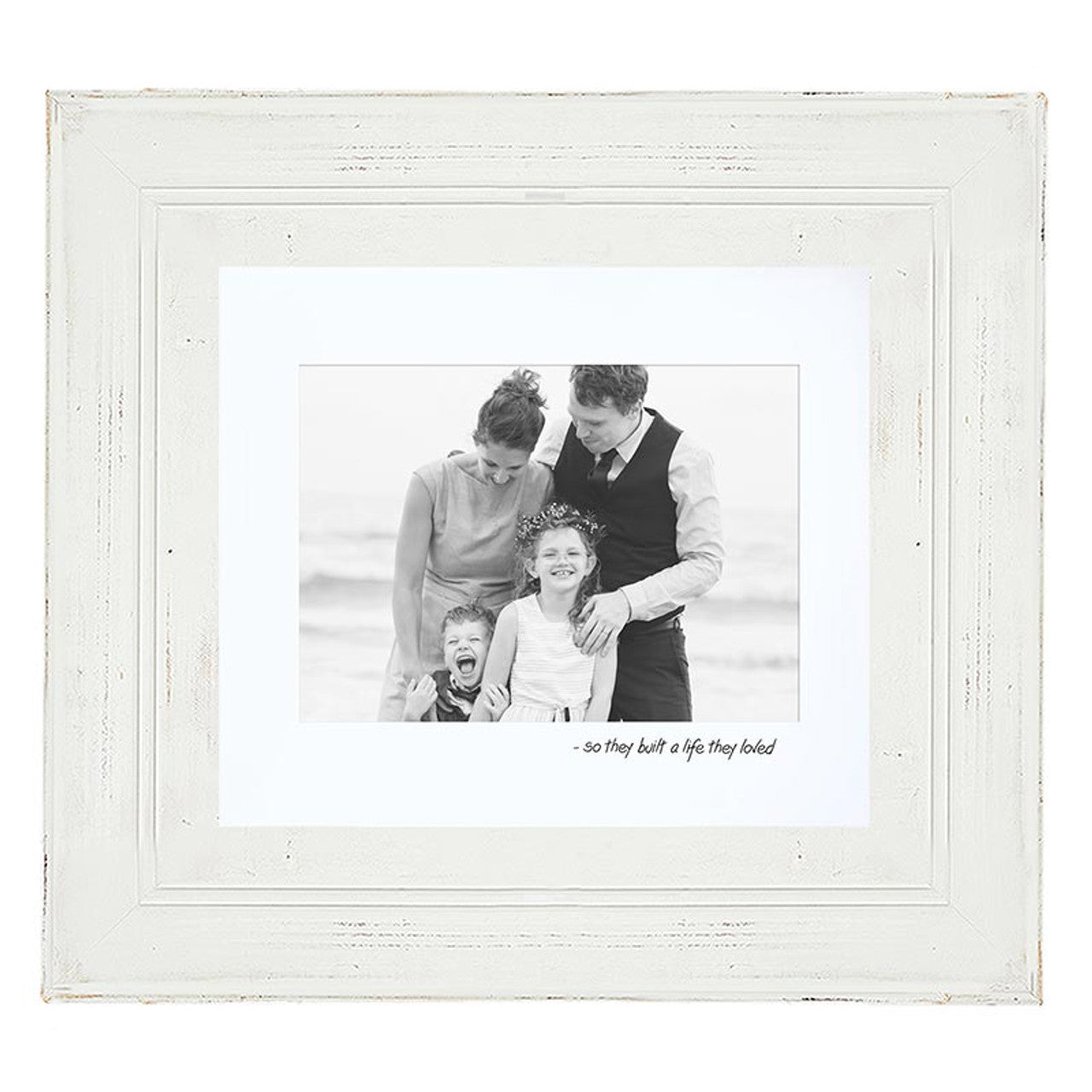 Face to Face Photo Frame - They Built A Life