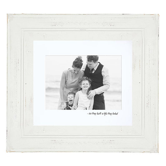 Face to Face Photo Frame - They Built A Life