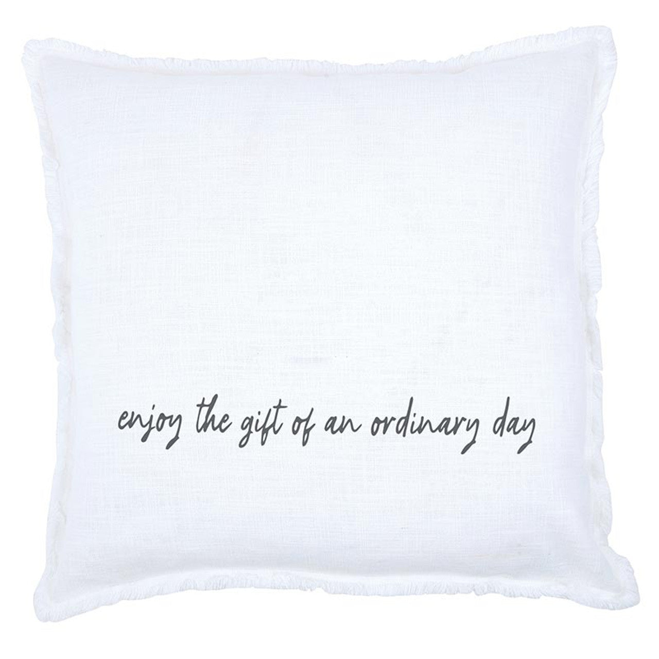 Face to Face Euro Pillow - Enjoy The Gift
