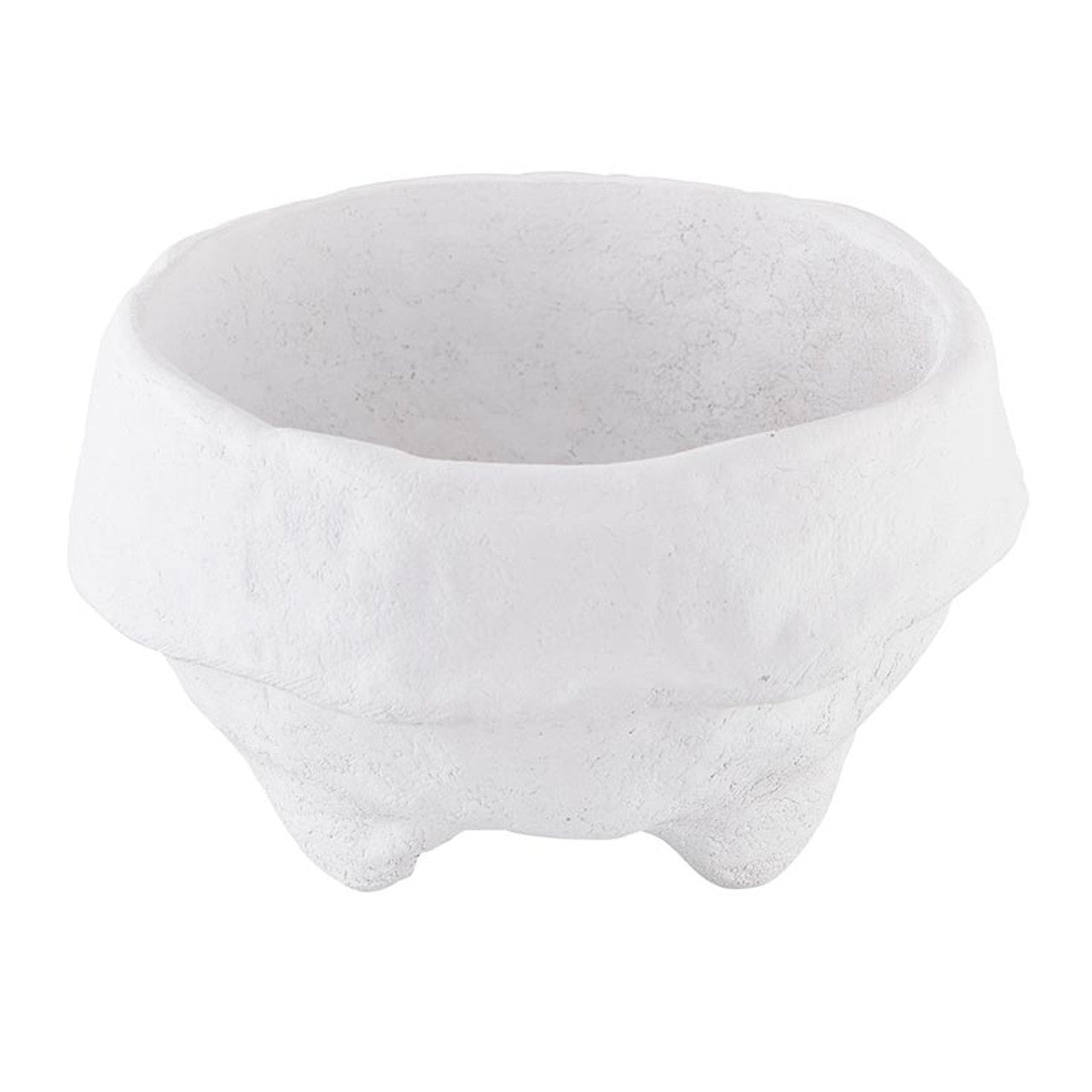 Paper-Mache Bowl - White