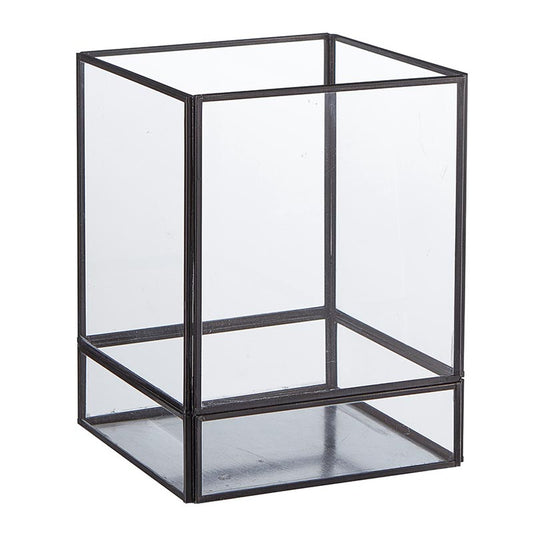 Iron and Glass Lantern - Small